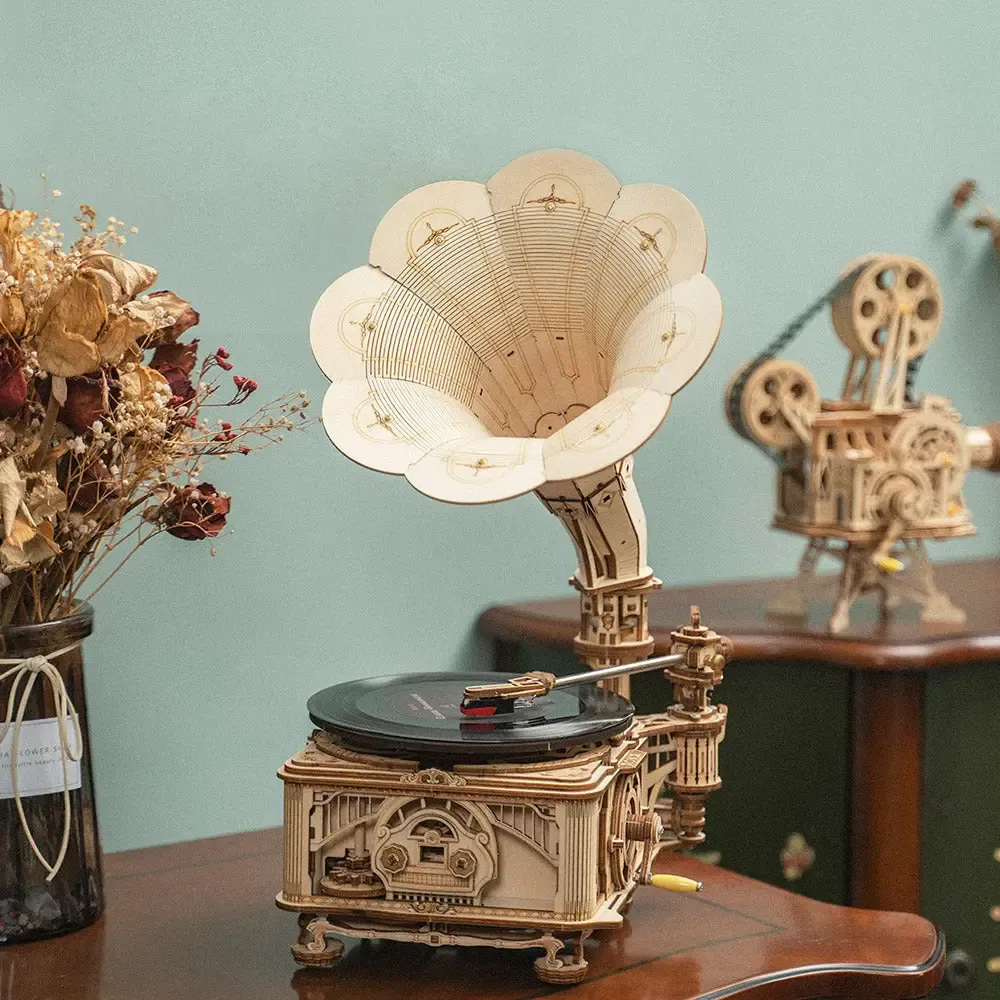 Puzzle 3D Gramophone classique