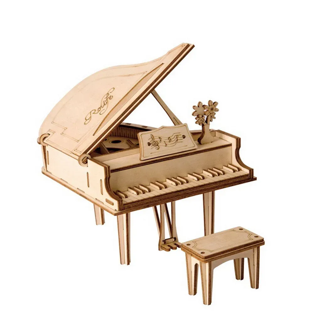 Puzzle 3D grand piano : vue 2