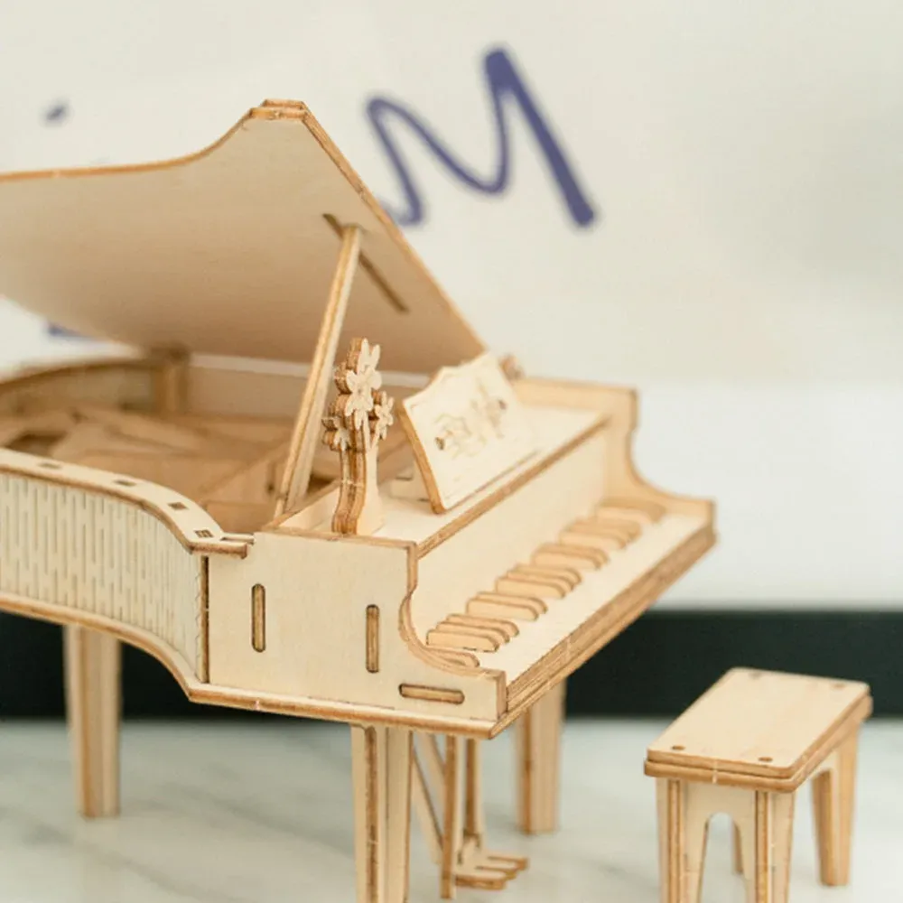 Puzzle 3D grand piano : vue 4