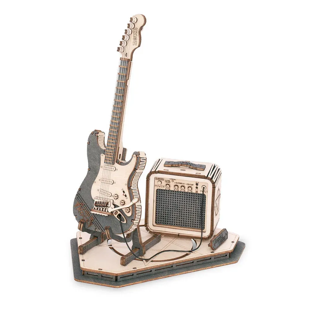Puzzle 3D guitare électrique : vue 2