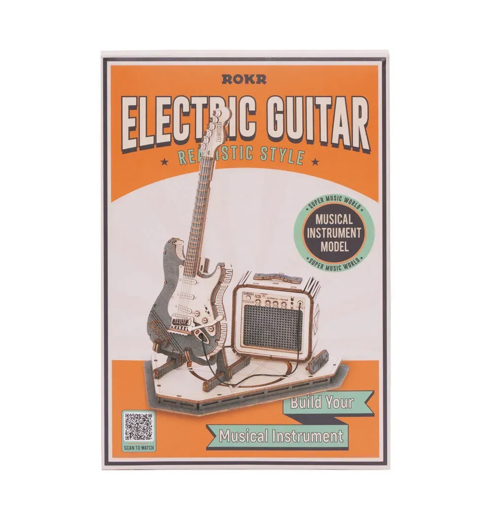 Puzzle 3D guitare électrique : vue 3