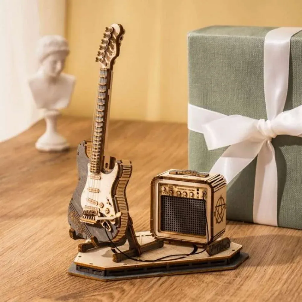 Puzzle 3D guitare électrique : vue 4