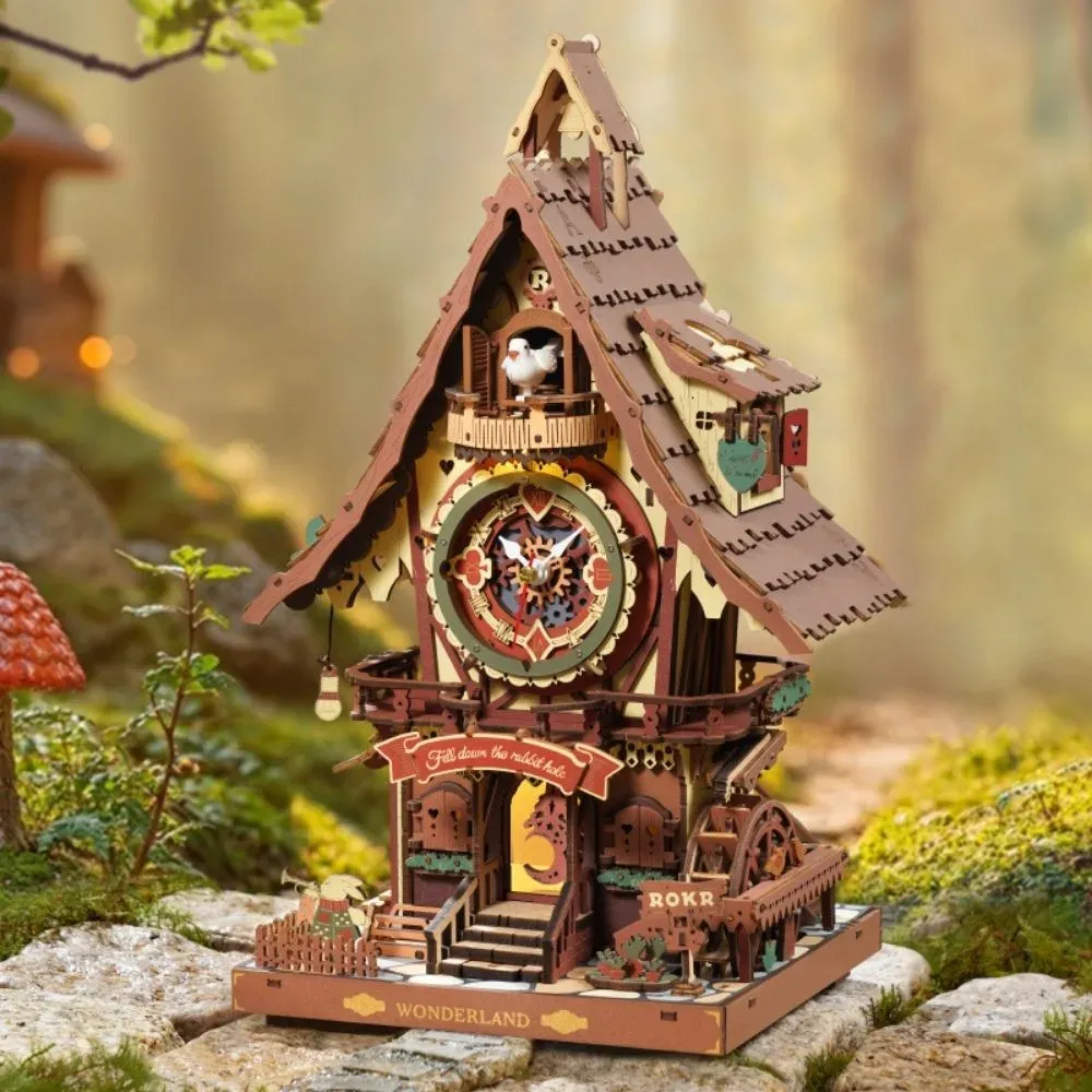 Puzzle 3D horloge à coucou : vue 4
