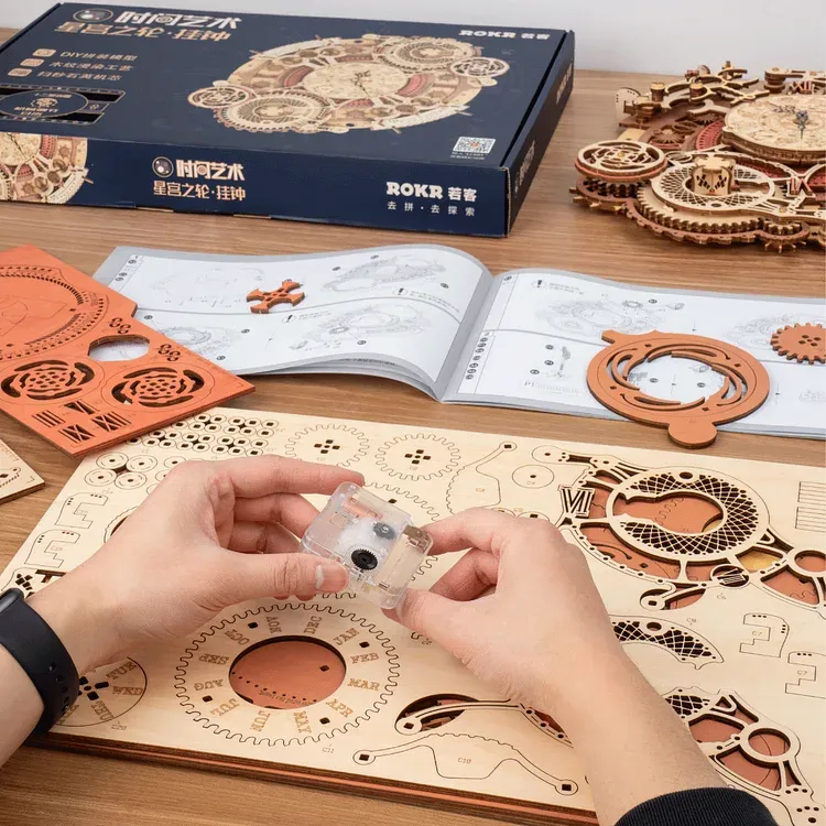 Puzzle 3D horloge murale du zodiaque : vue 2