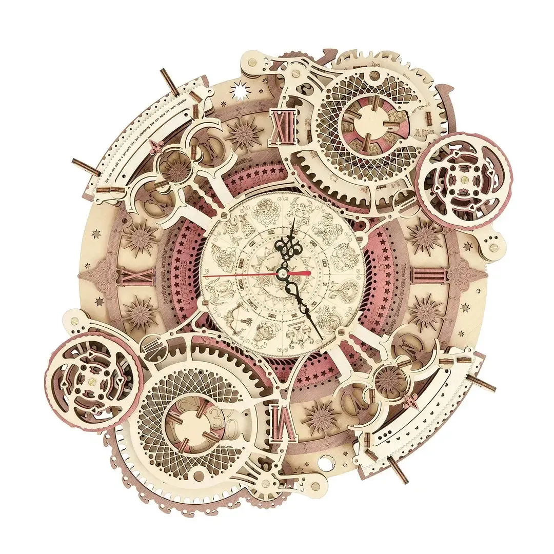 Puzzle 3D horloge murale du zodiaque : vue 3