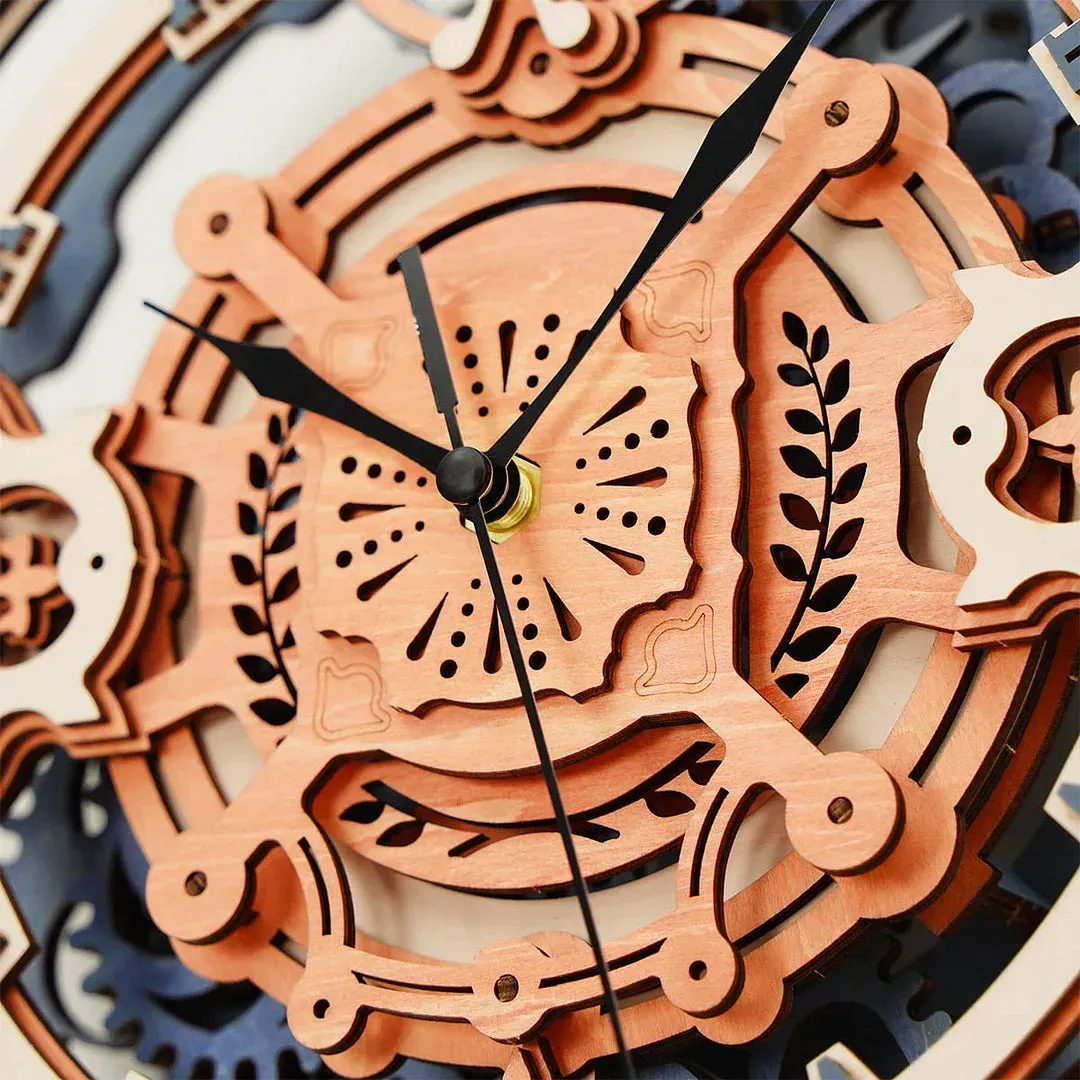 Puzzle 3D horloge murale romantique : vue 2