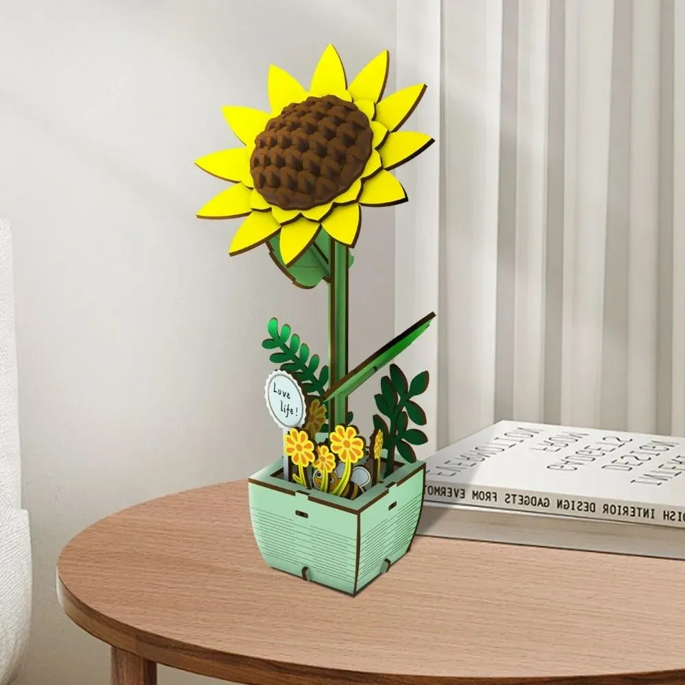 Puzzle 3D joli tournesol