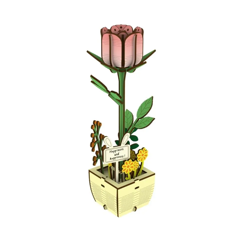 Puzzle 3D La Rose : vue 3
