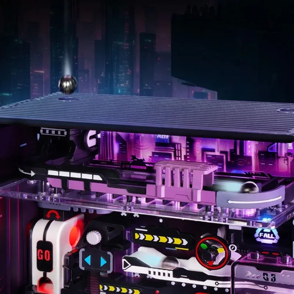 Puzzle 3D la ville du futur : vue 4