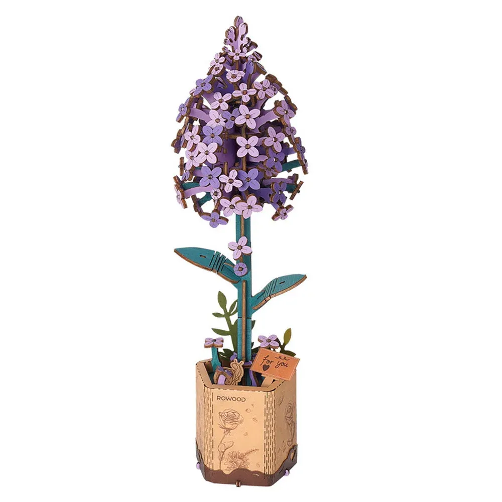Puzzle 3D Lilas : vue 2