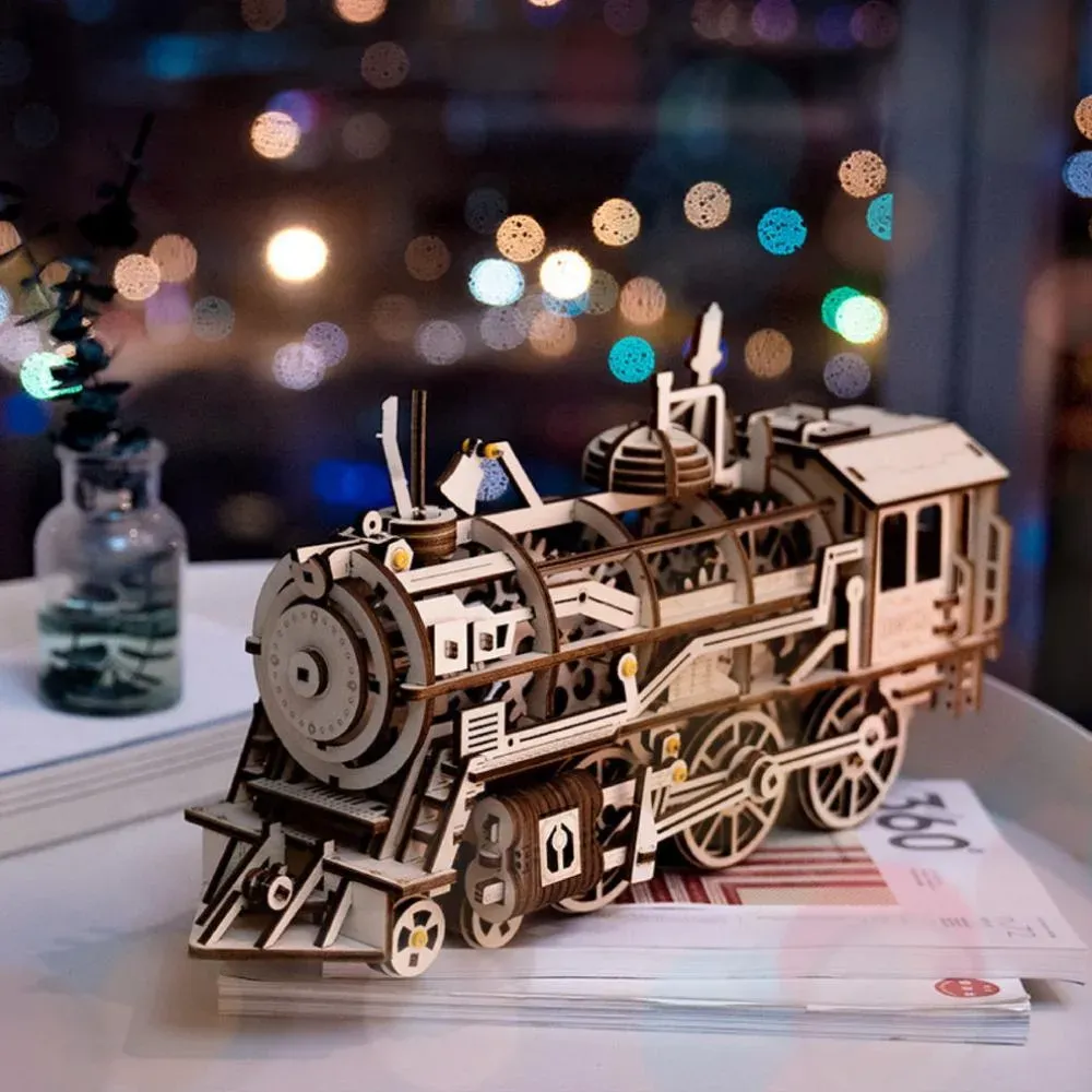 Puzzle 3D locomotive