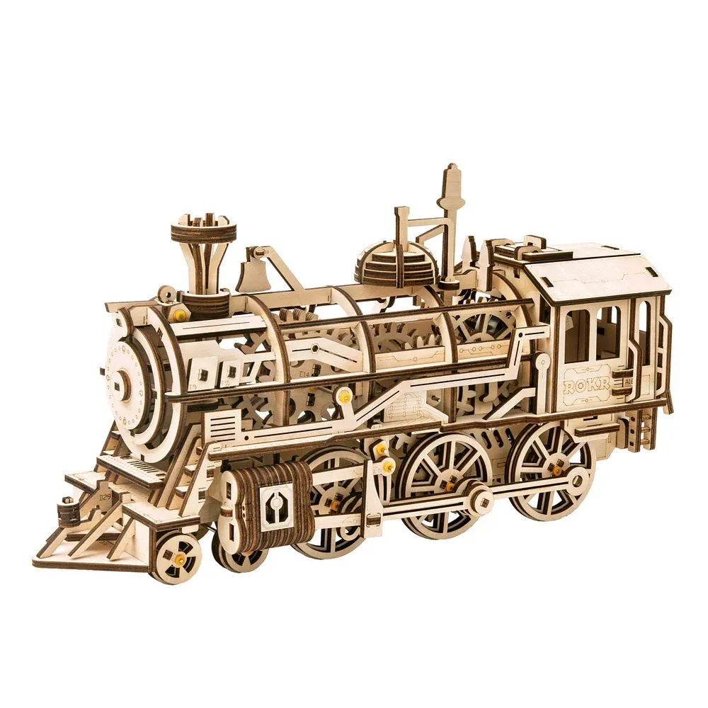 Puzzle 3D locomotive : vue 2