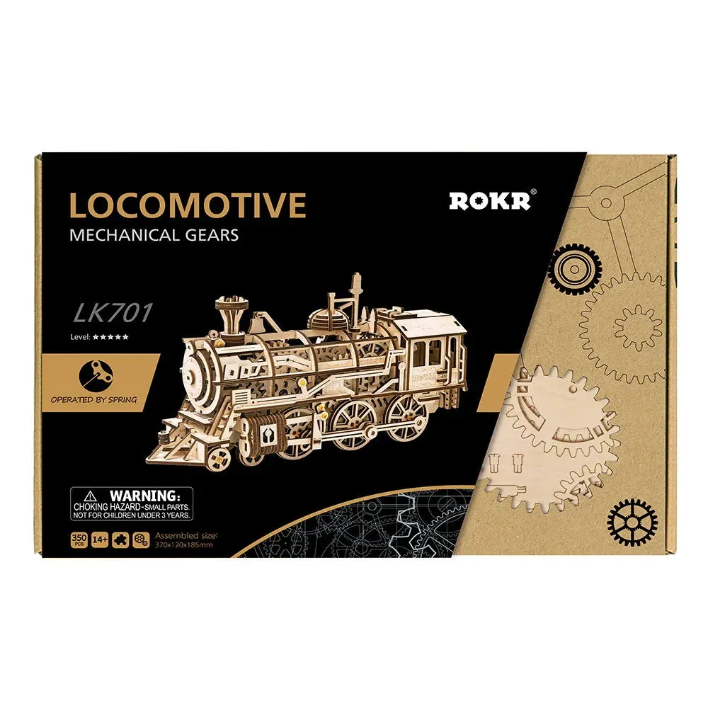 Puzzle 3D locomotive : vue 3