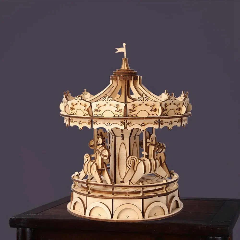 Puzzle 3D manège : vue 3