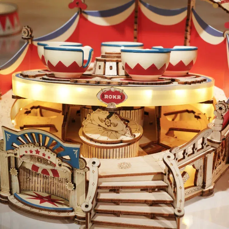 Puzzle 3D manège Tilt-A-Whirl : vue 2