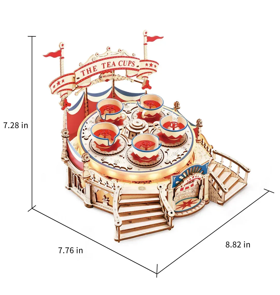 Puzzle 3D manège Tilt-A-Whirl : vue 4