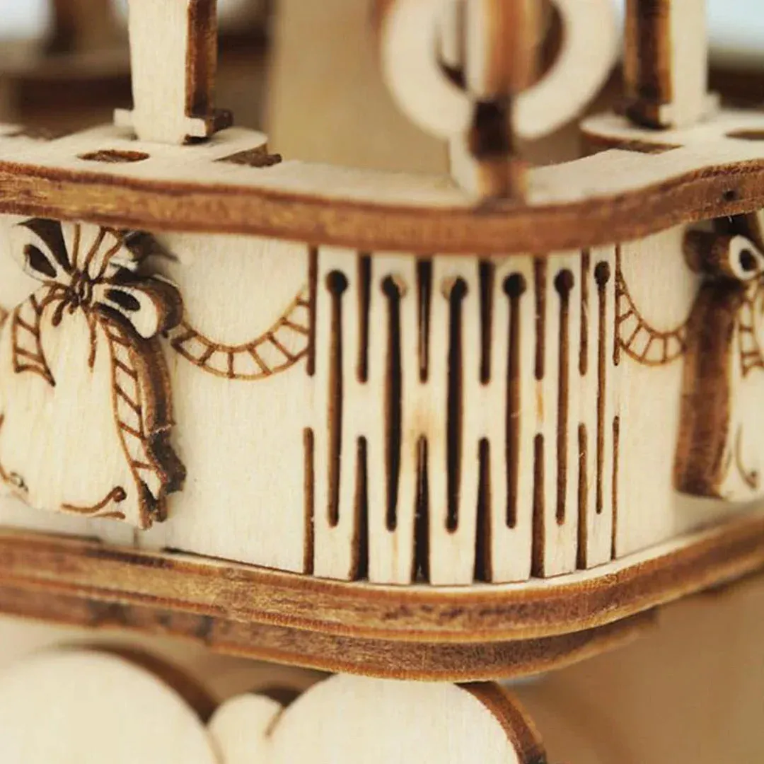 Puzzle 3D montgolfière : vue 2