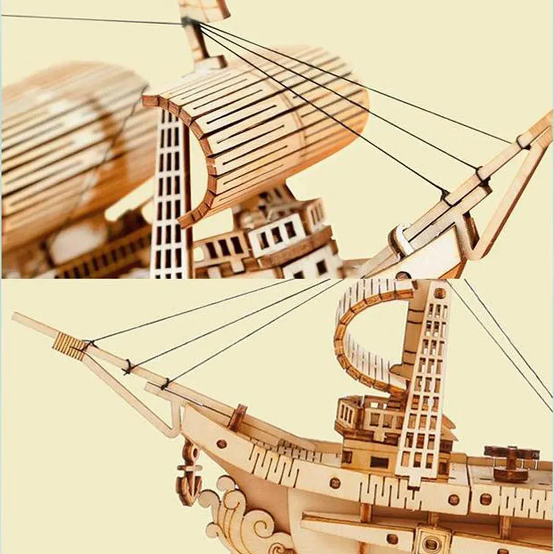 Puzzle 3D Navire à voile : vue 2