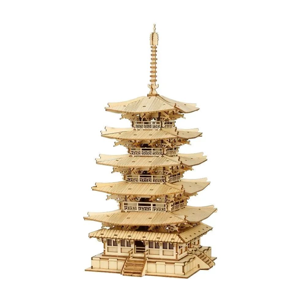 Puzzle 3D Pagode à cinq étages : vue 2
