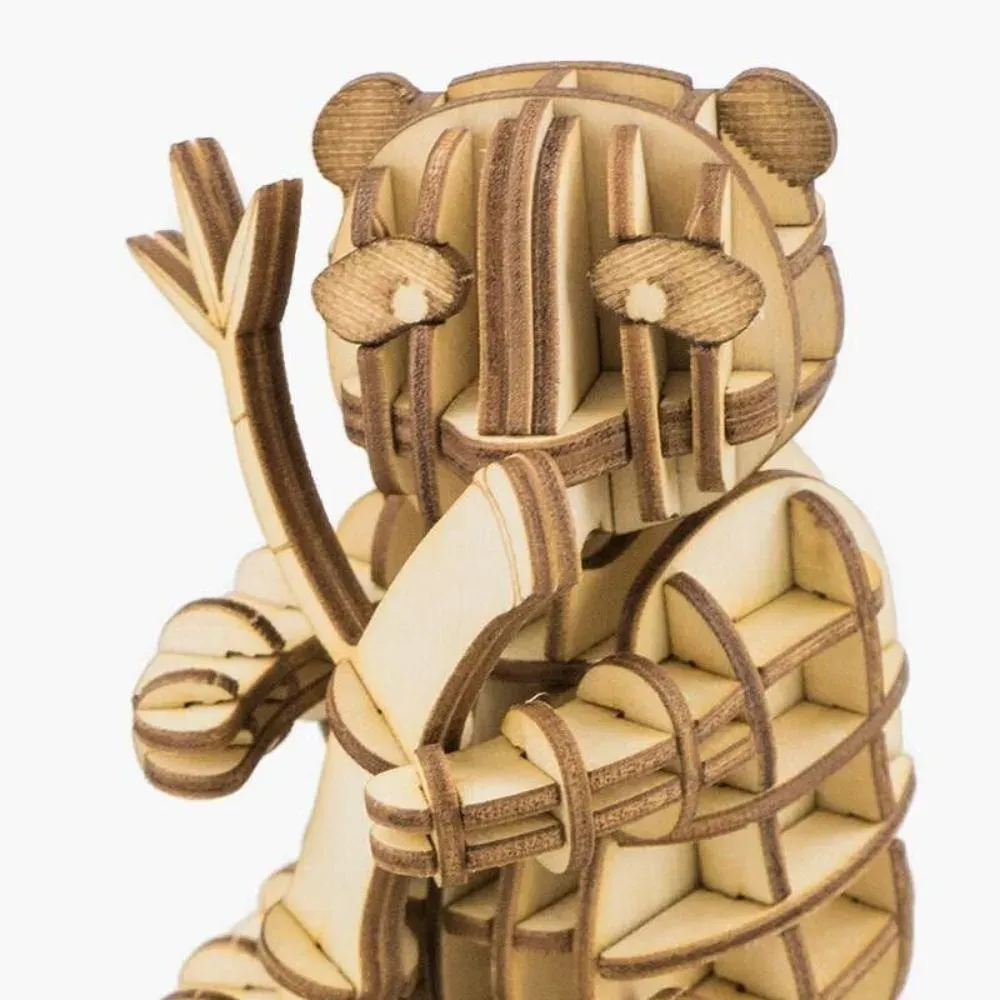Puzzle 3D Panda : vue 4