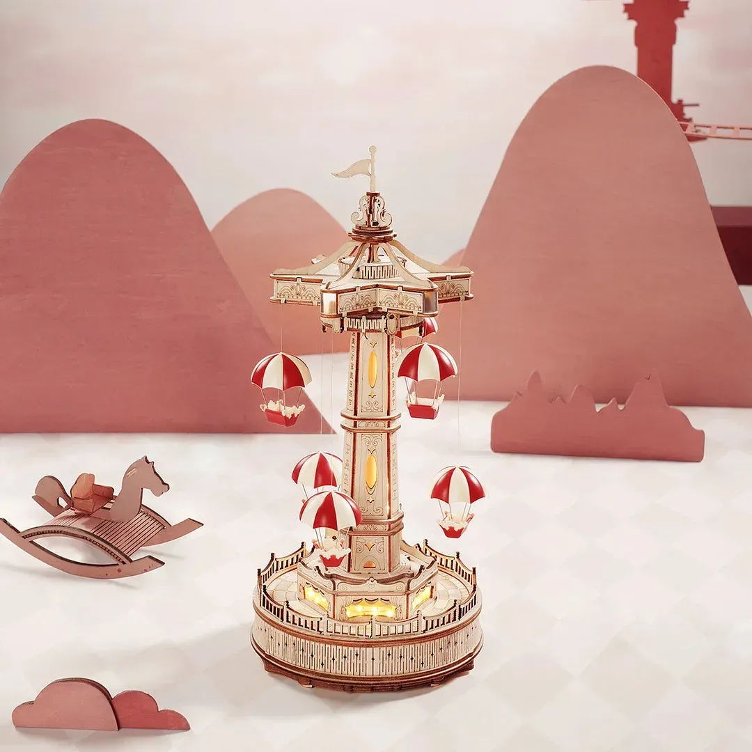 Puzzle 3D Parachute : vue 3