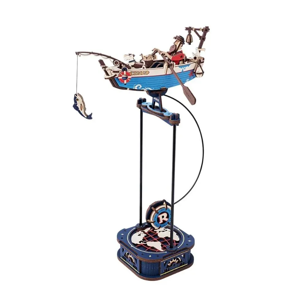 Puzzle 3D pêcheur des océans : vue 2