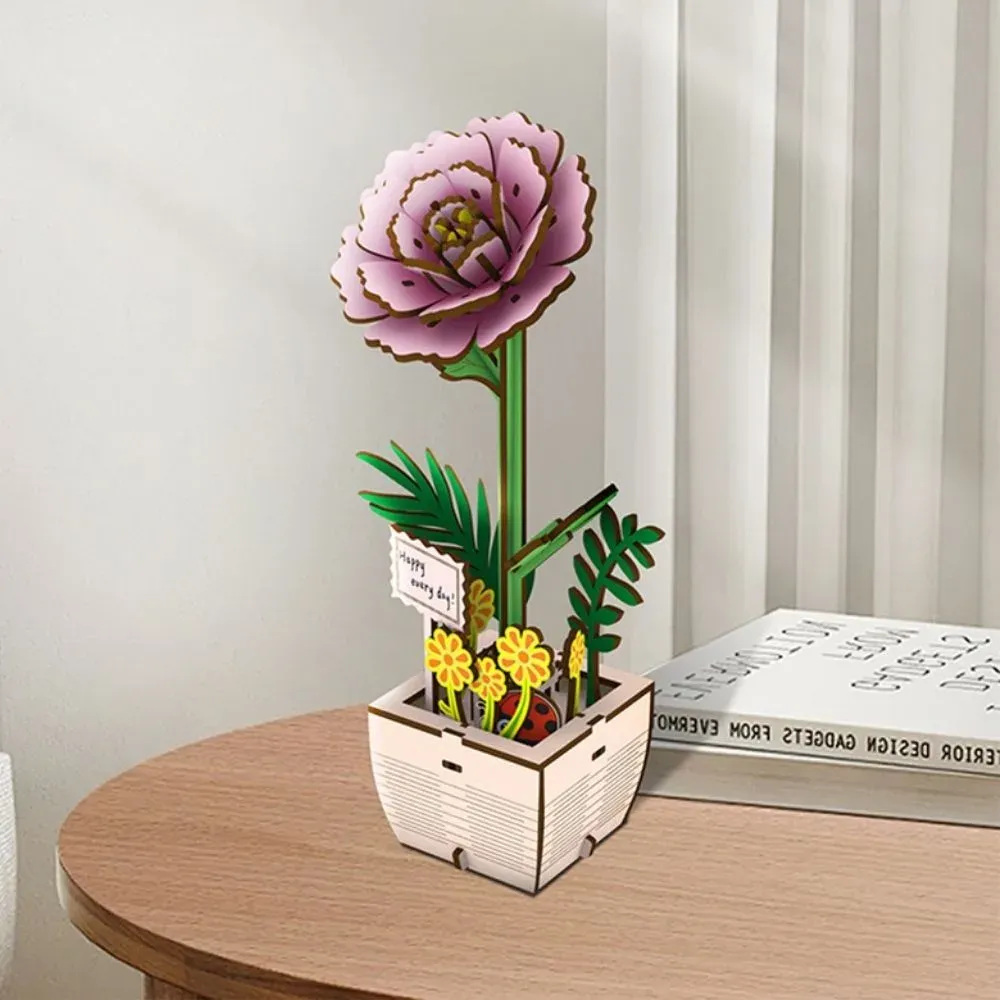Puzzle 3D pivoine