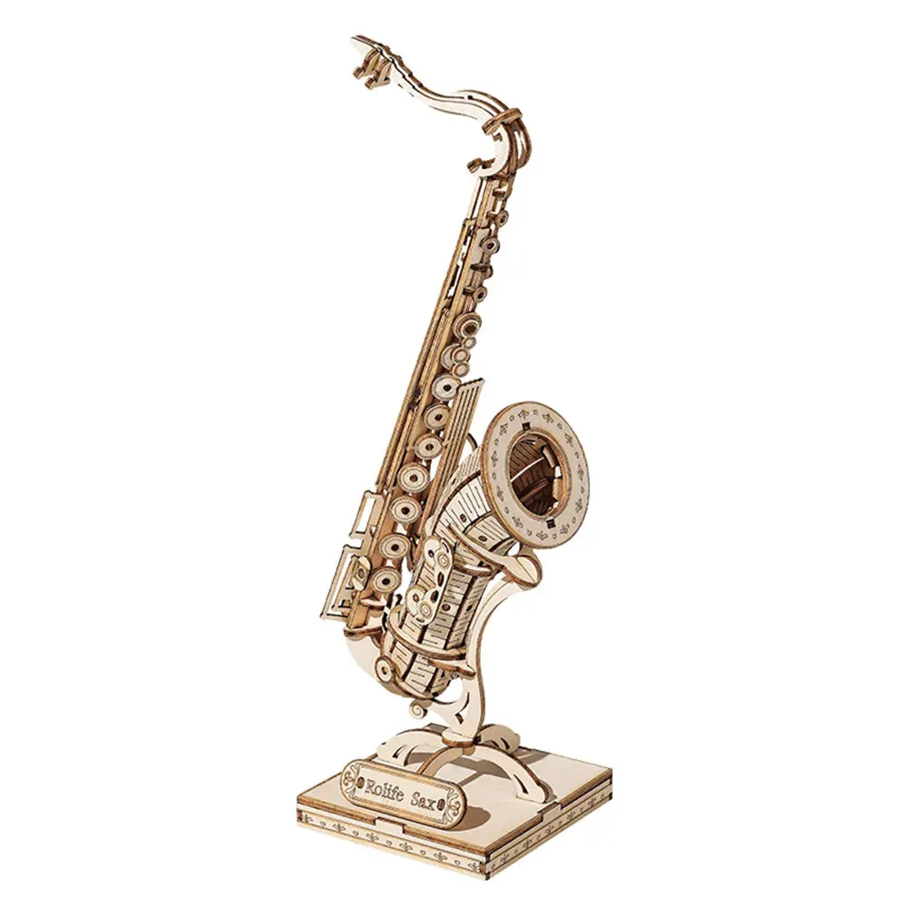 Puzzle 3D saxophone : vue 2