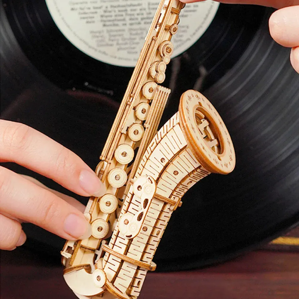Puzzle 3D saxophone : vue 4