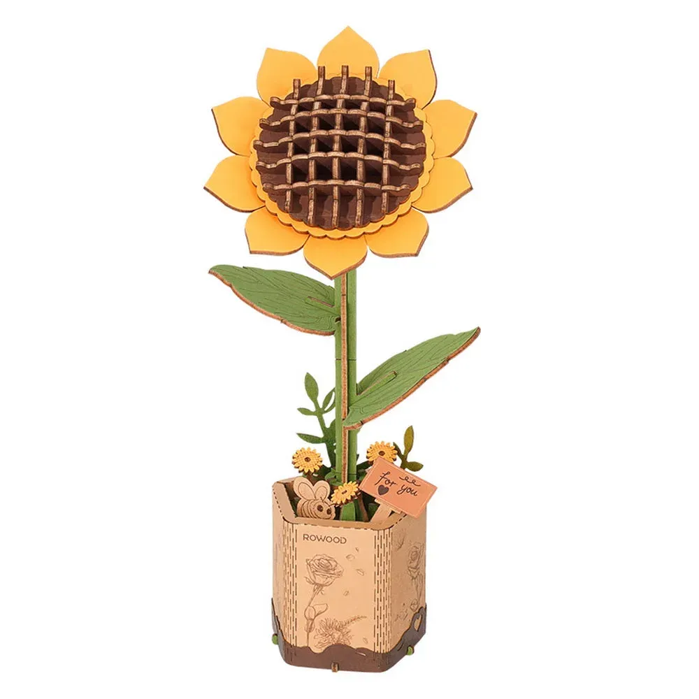 Puzzle 3D Tournesol : vue 2
