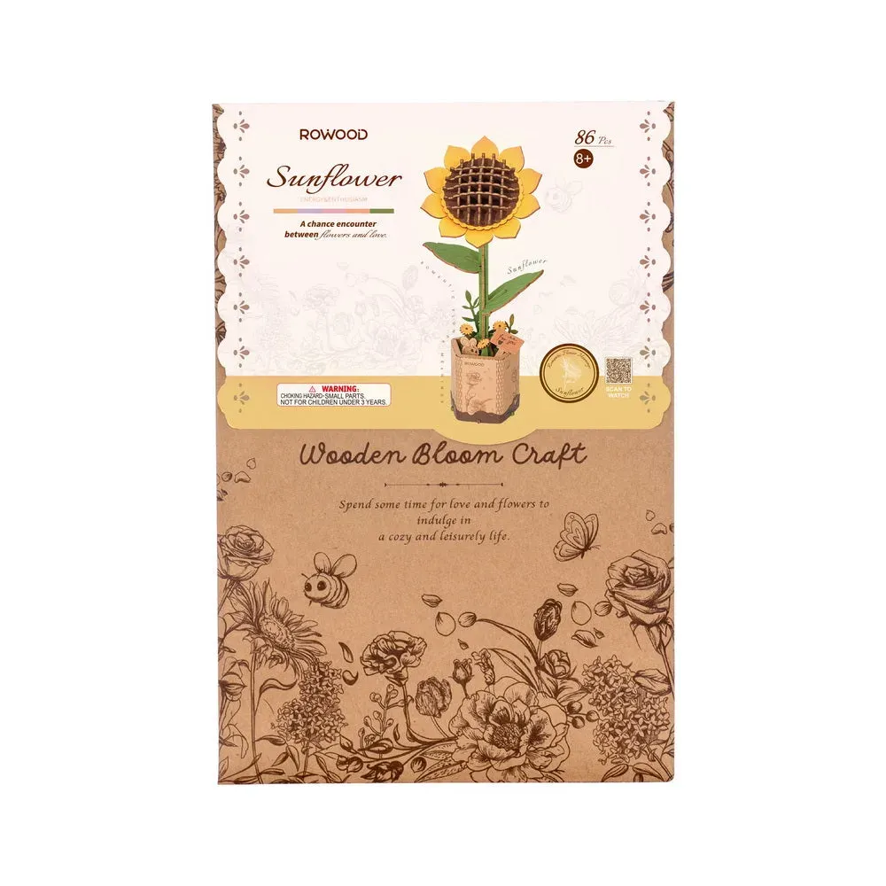 Puzzle 3D Tournesol : vue 3