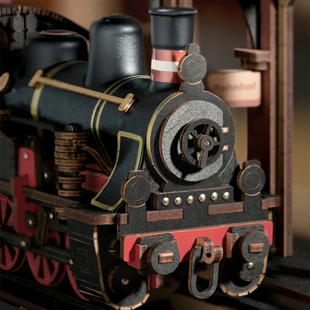 Puzzle 3D Train à vapeur vintage : vue 4