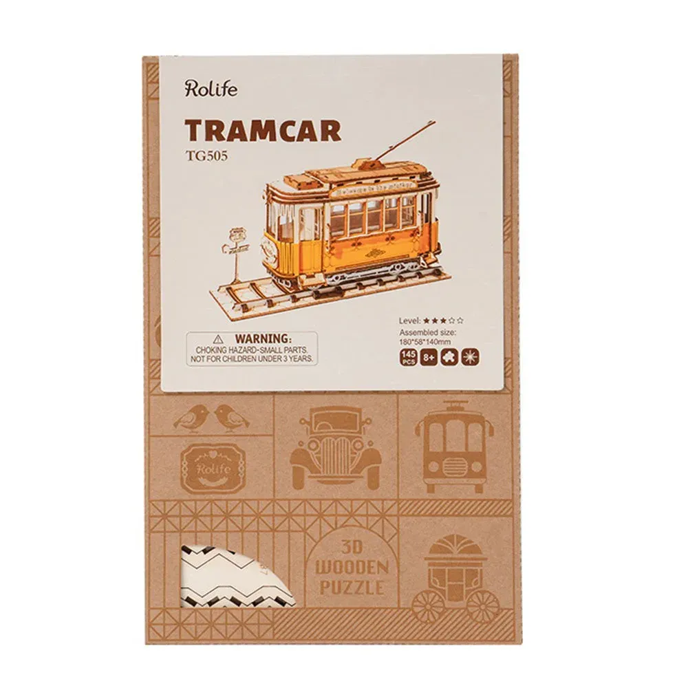 Puzzle 3D Tram : vue 3