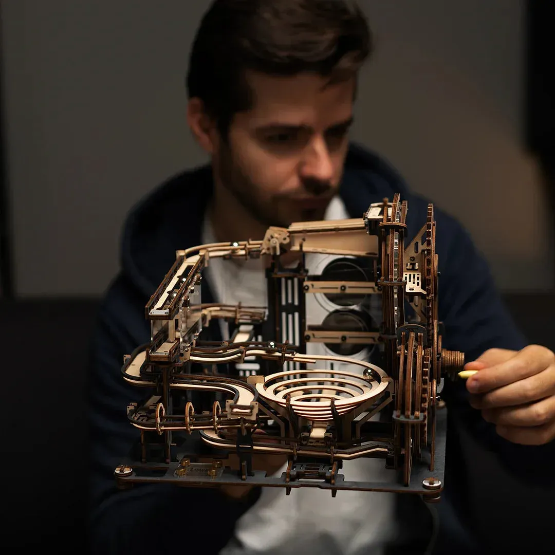 Puzzle 3D Ville de Nuit en Marbre : vue 3