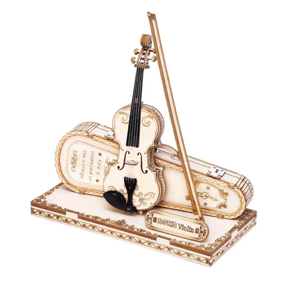 Puzzle 3D Violon : vue 2