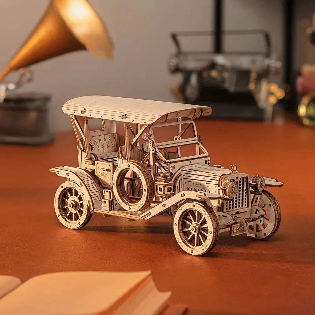 Puzzle 3D voiture ancienne : vue 2