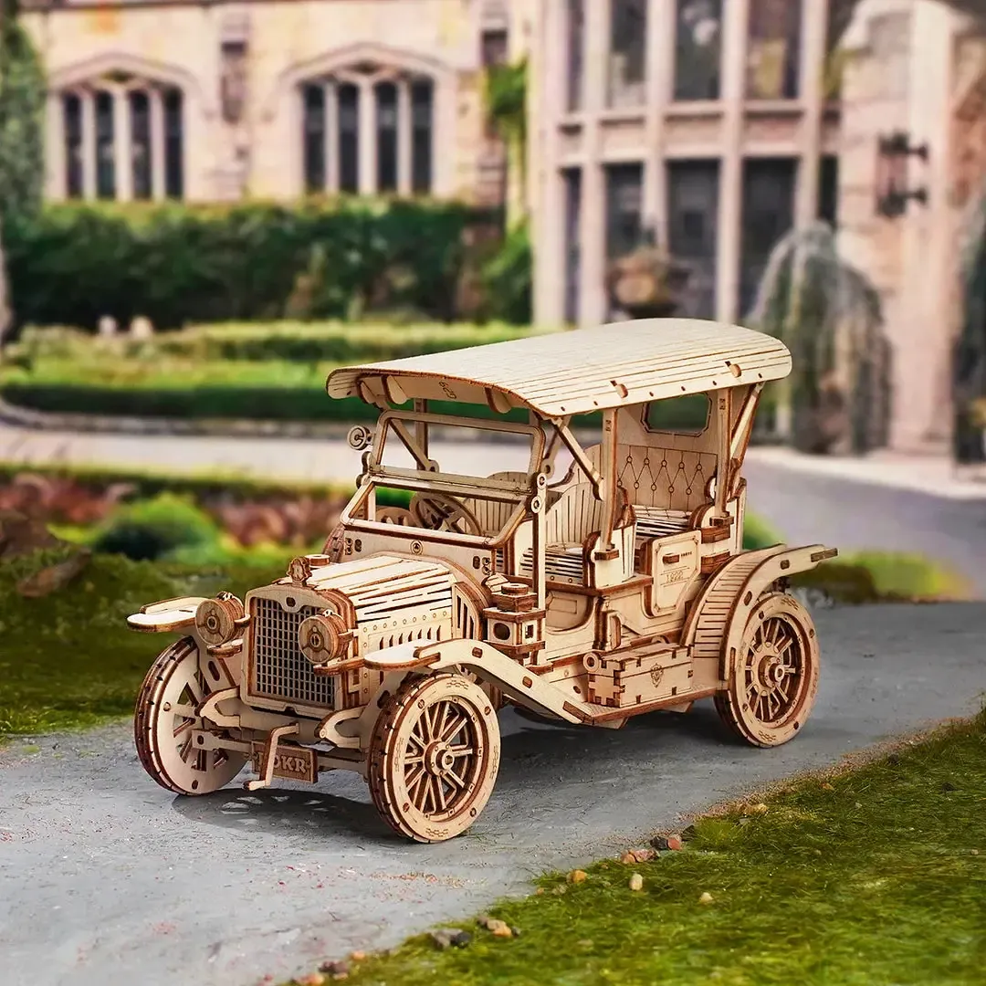 Puzzle 3D voiture ancienne : vue 3