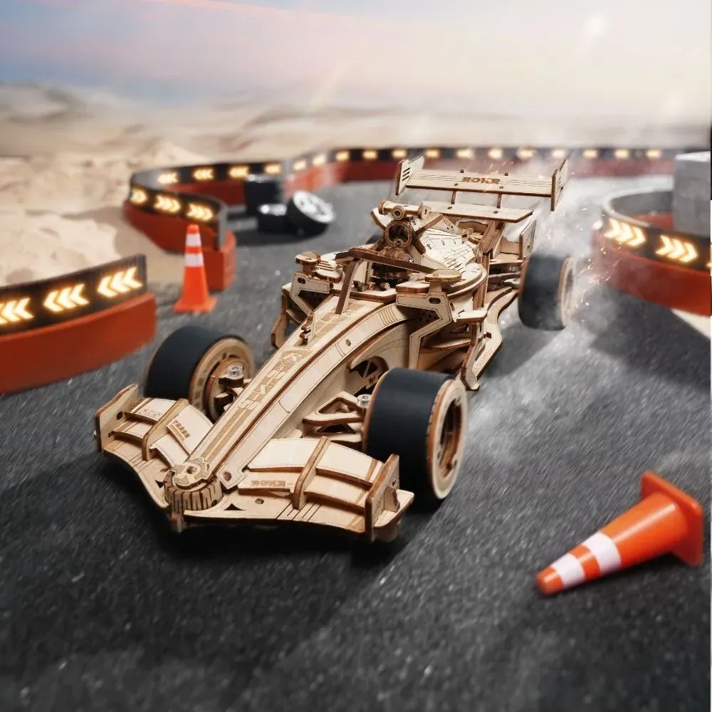 Puzzle 3D voiture de course F1 : vue 4
