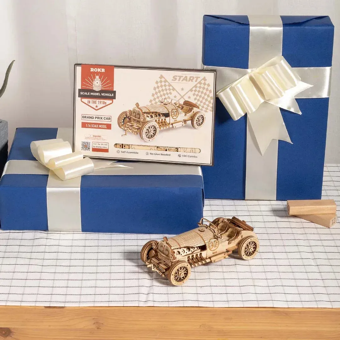 Puzzle 3D Voiture de Grand Prix : vue 3