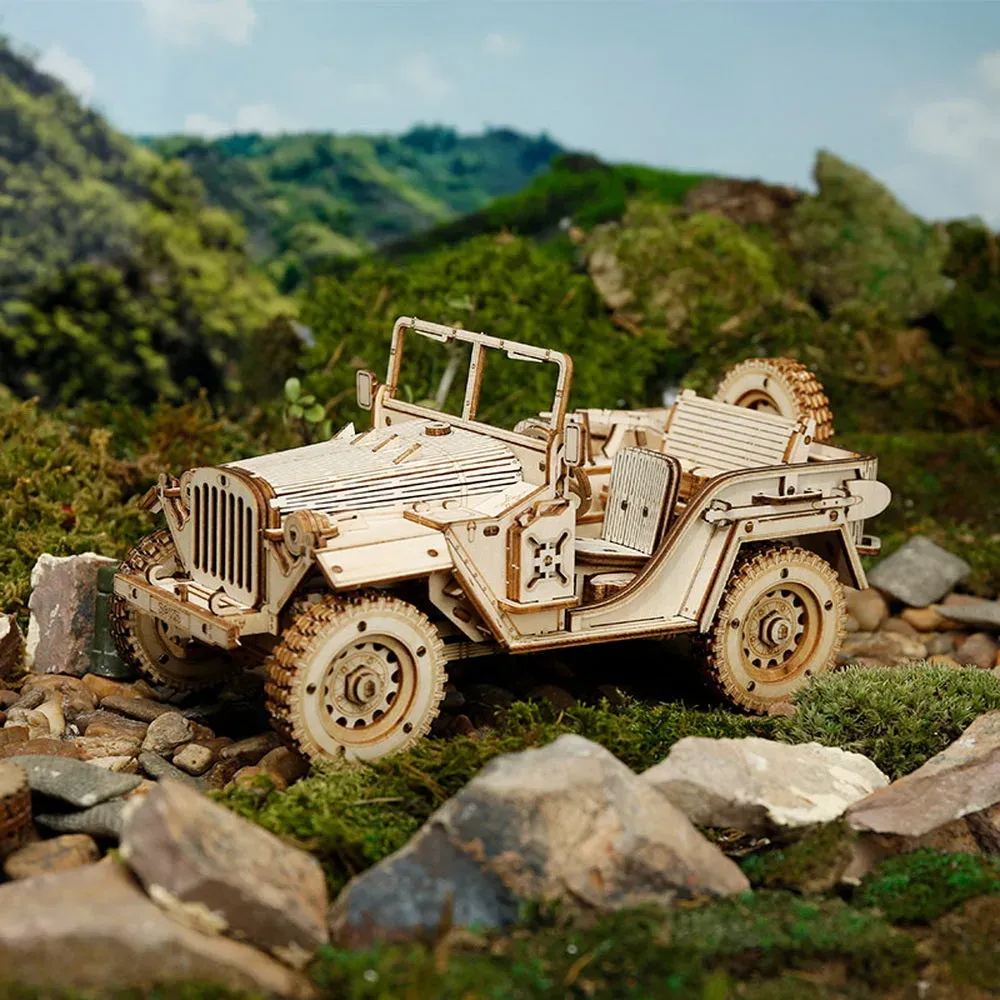 Puzzle 3D voiture de terrain de l'armée