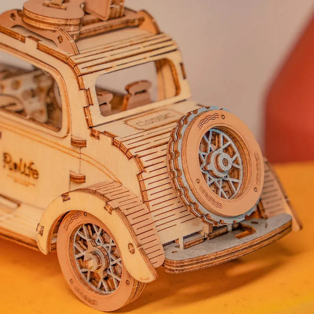 Puzzle 3D Voiture vintage : vue 2