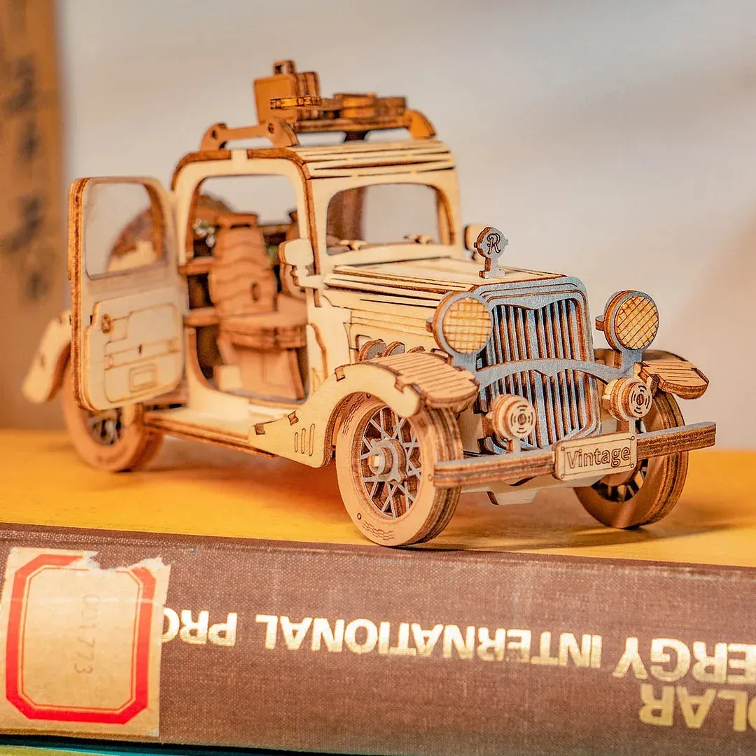 Puzzle 3D Voiture vintage : vue 3