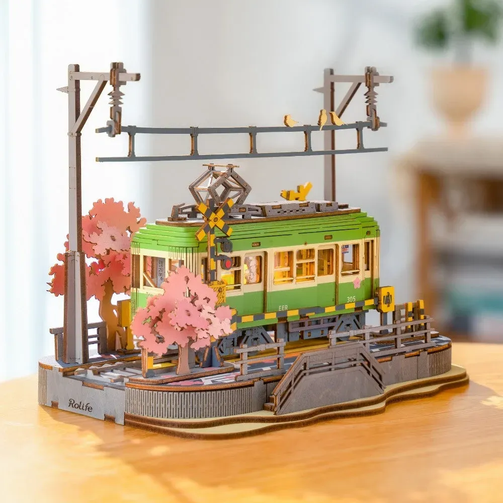 Puzzle 3D voyage en tramway sakura