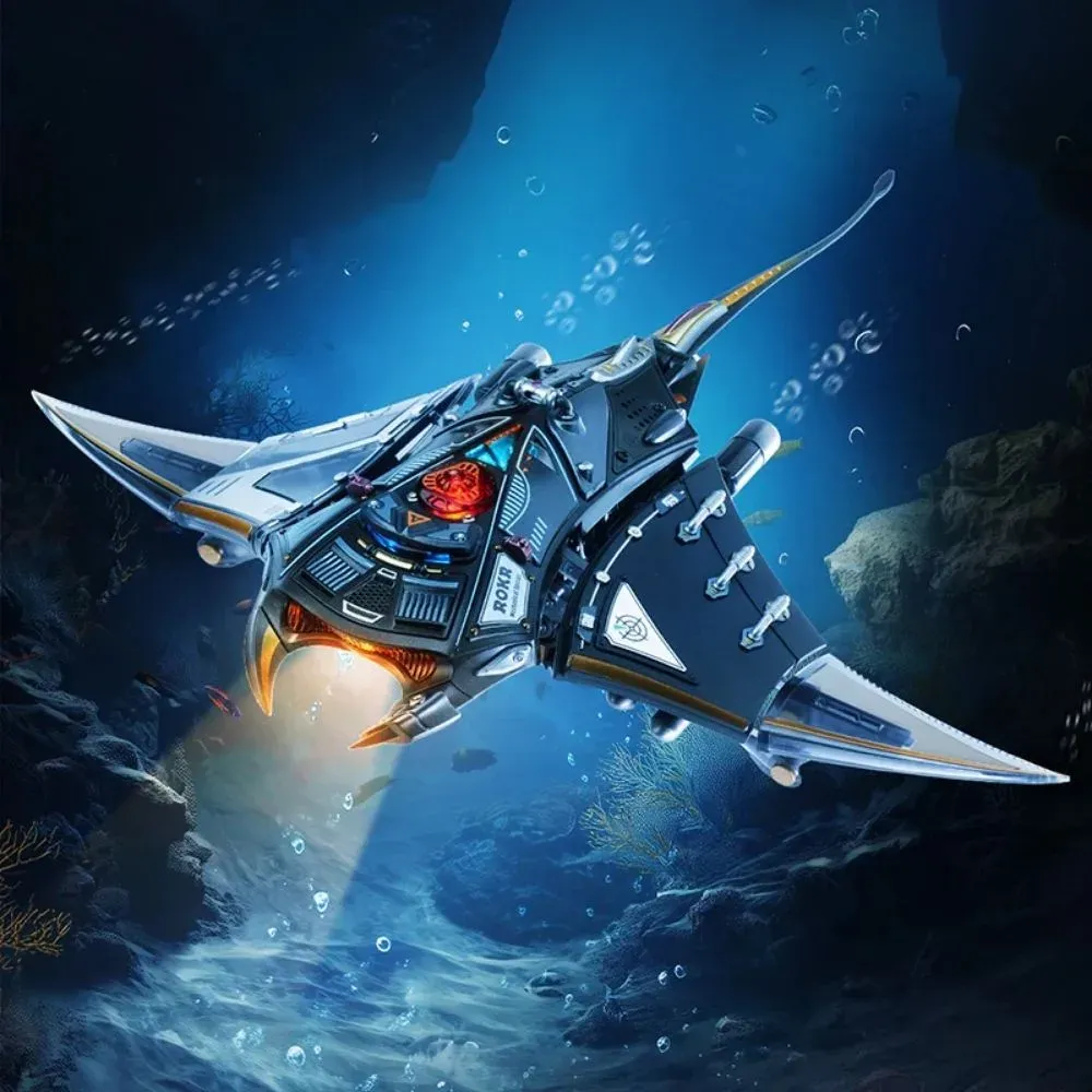 Puzzle 3D raie manta : vue 3
