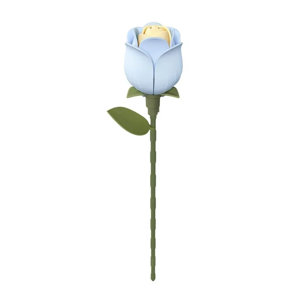 Puzzle 3D rose bleue
