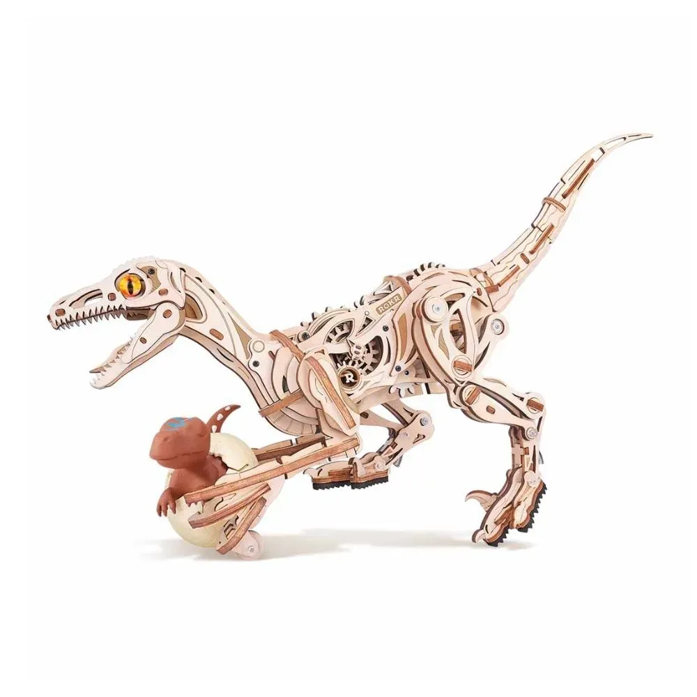Puzzle 3D vélociraptor : vue 2
