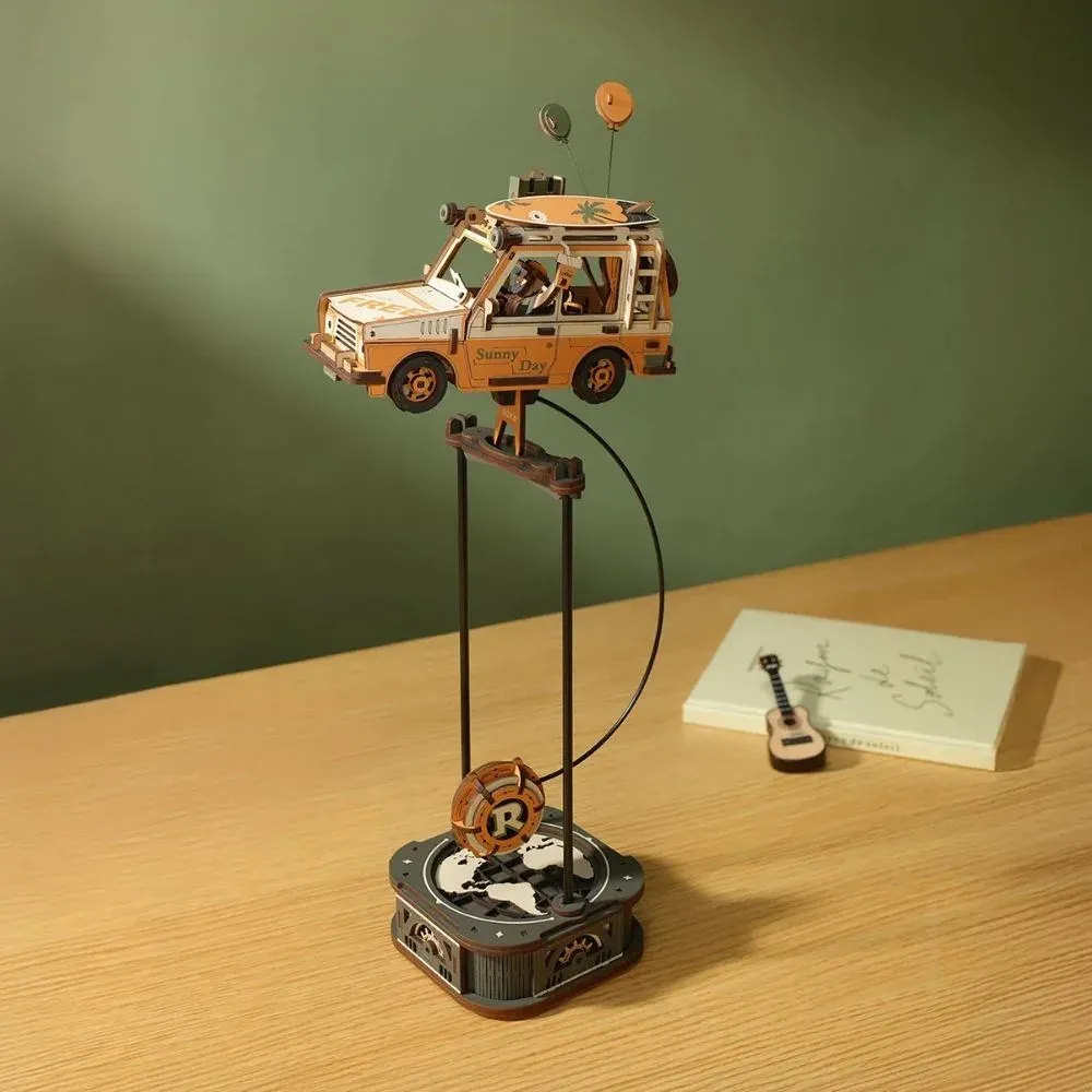 Puzzle 3D voyageur de route