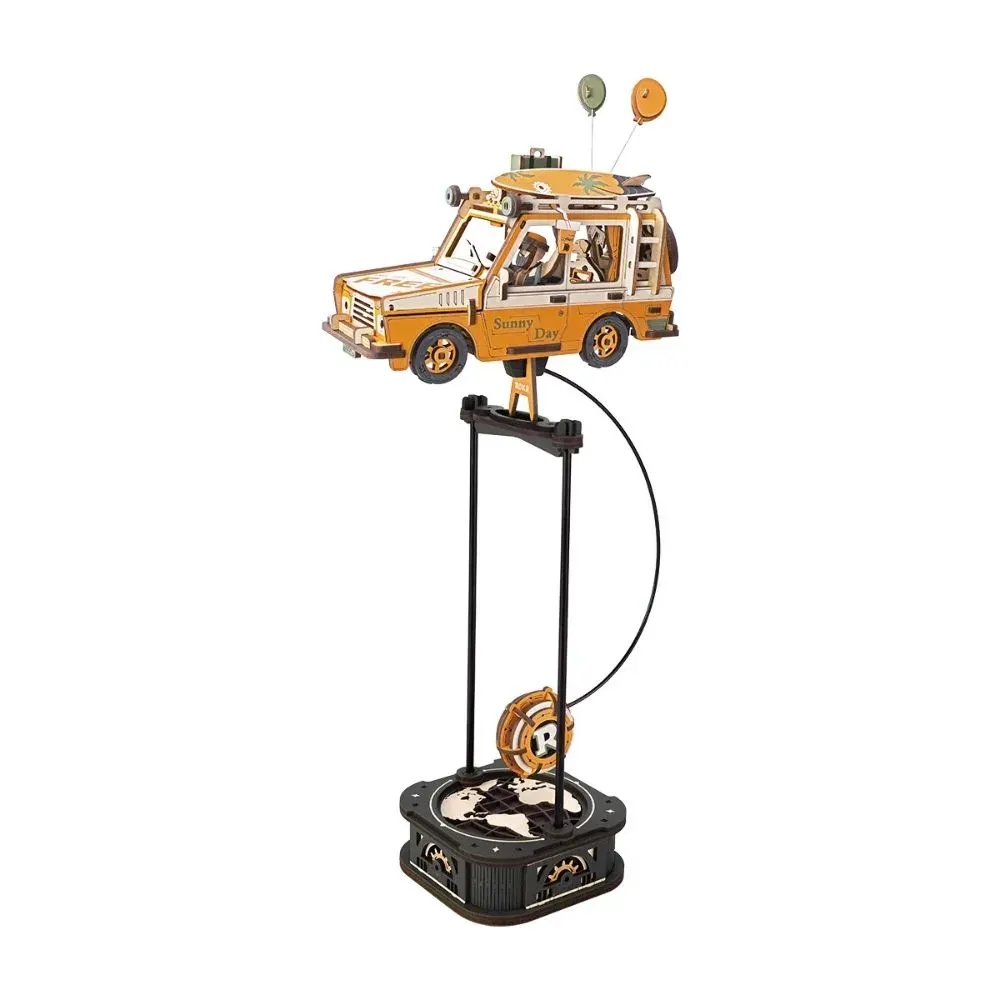 Puzzle 3D voyageur de route : vue 2