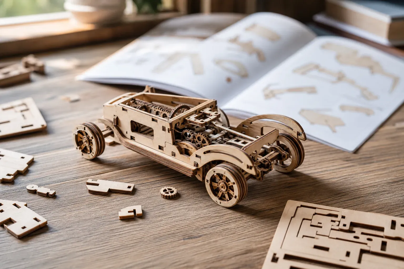 Le puzzle bois voiture : choisissez le bon niveau de montage