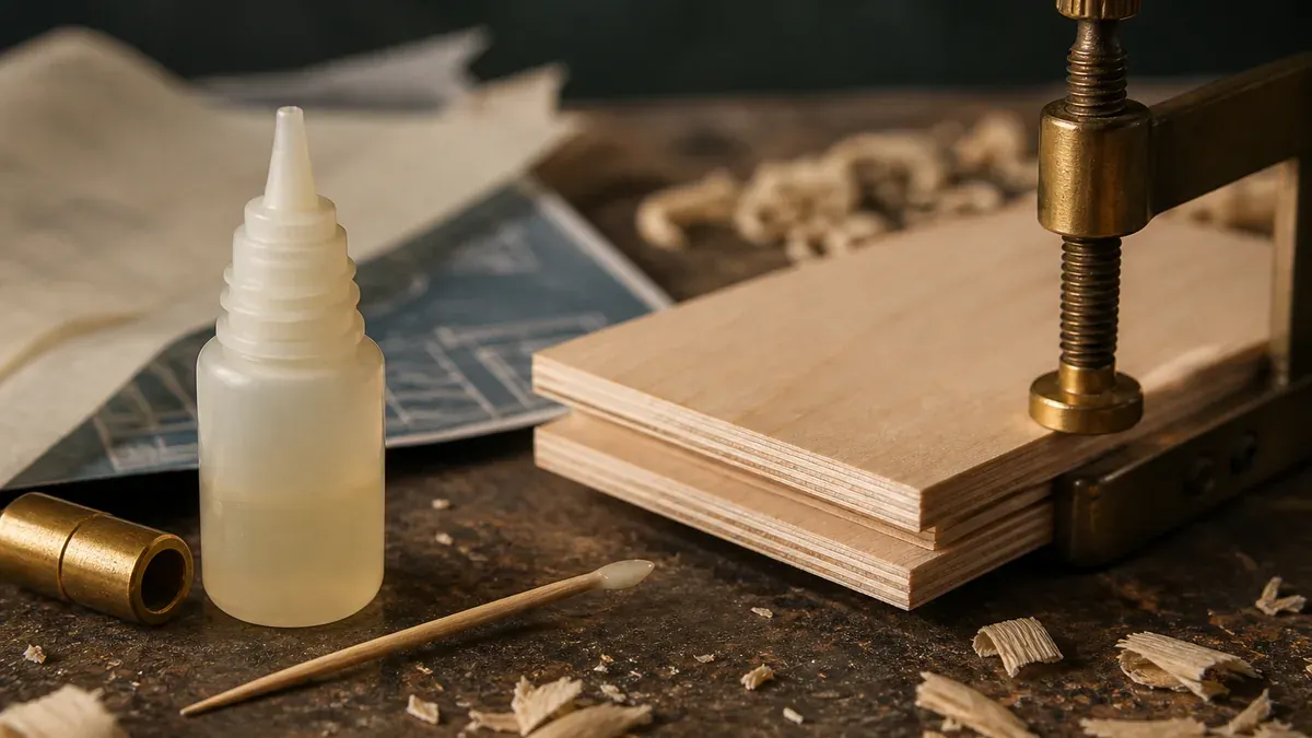 Quelle colle pour une maquette en bois